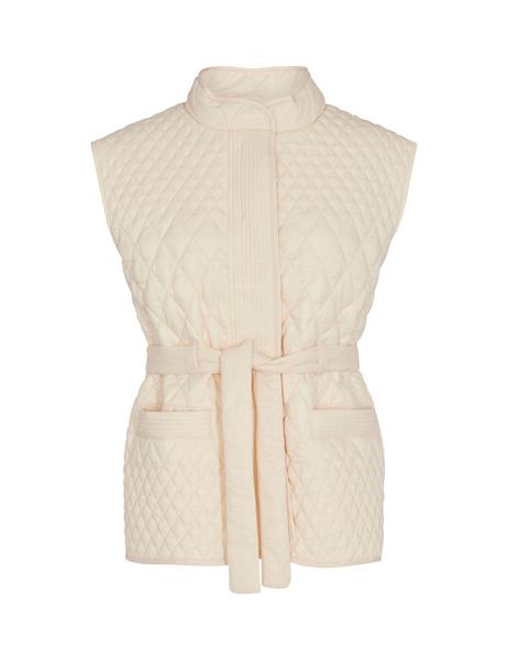 Phillis 2 Quilted Waistcoat - Cream