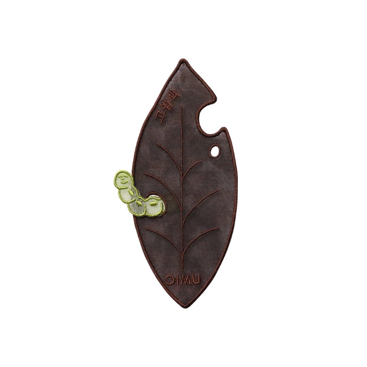 OIMU Korean Sheer Silk Bookmark in Autumn Leaf