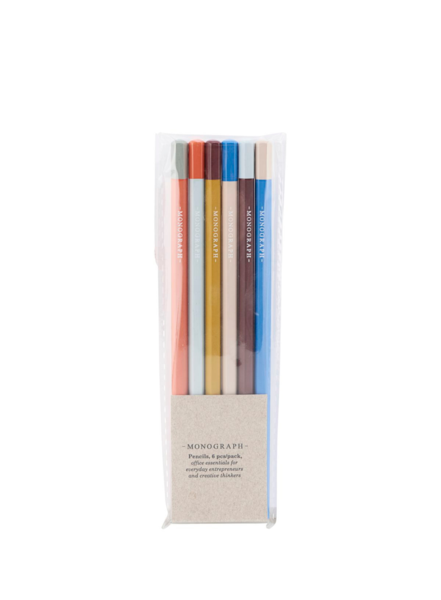Monograph Pack of 6 Pencils