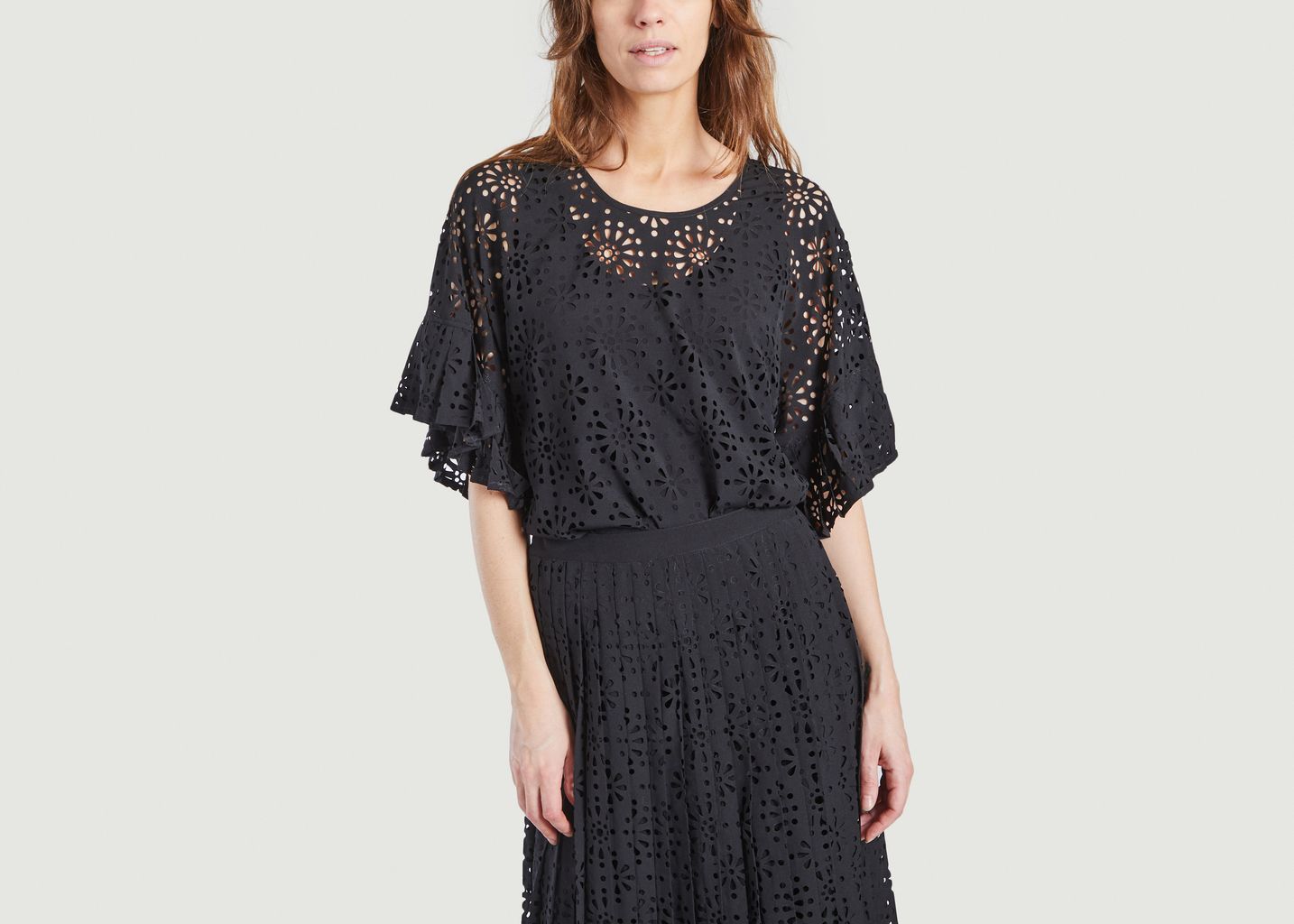 See by Chloe Perforated T Shirt