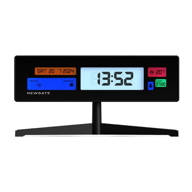 Black Supergenius Digital Alarm Clock