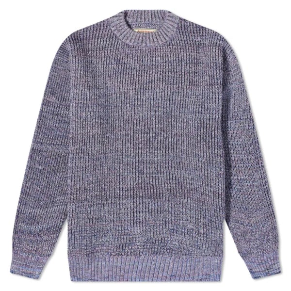 Mix Crew Neck Sweater Indigo