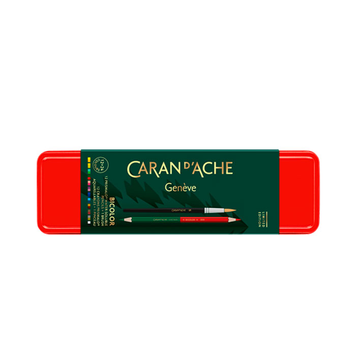 Caran d'Ache Bicolor Colored Pencils Prismalo Wonder Forest Limited Edition Box of 12