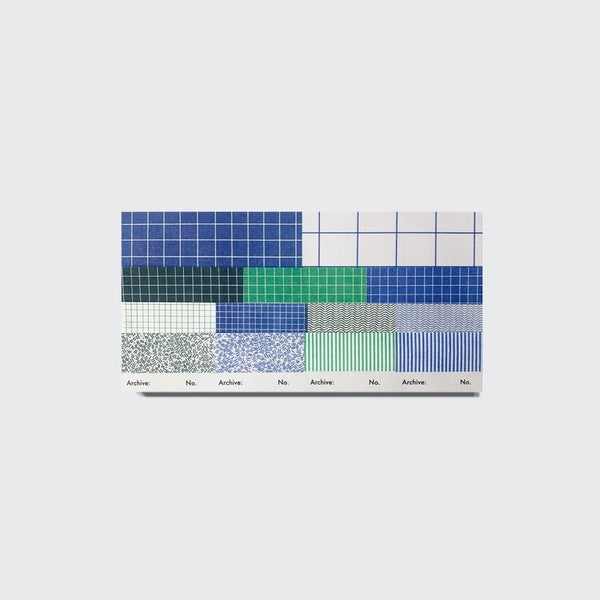 Scout Editions Archive Gummed Labels - Blue & Green