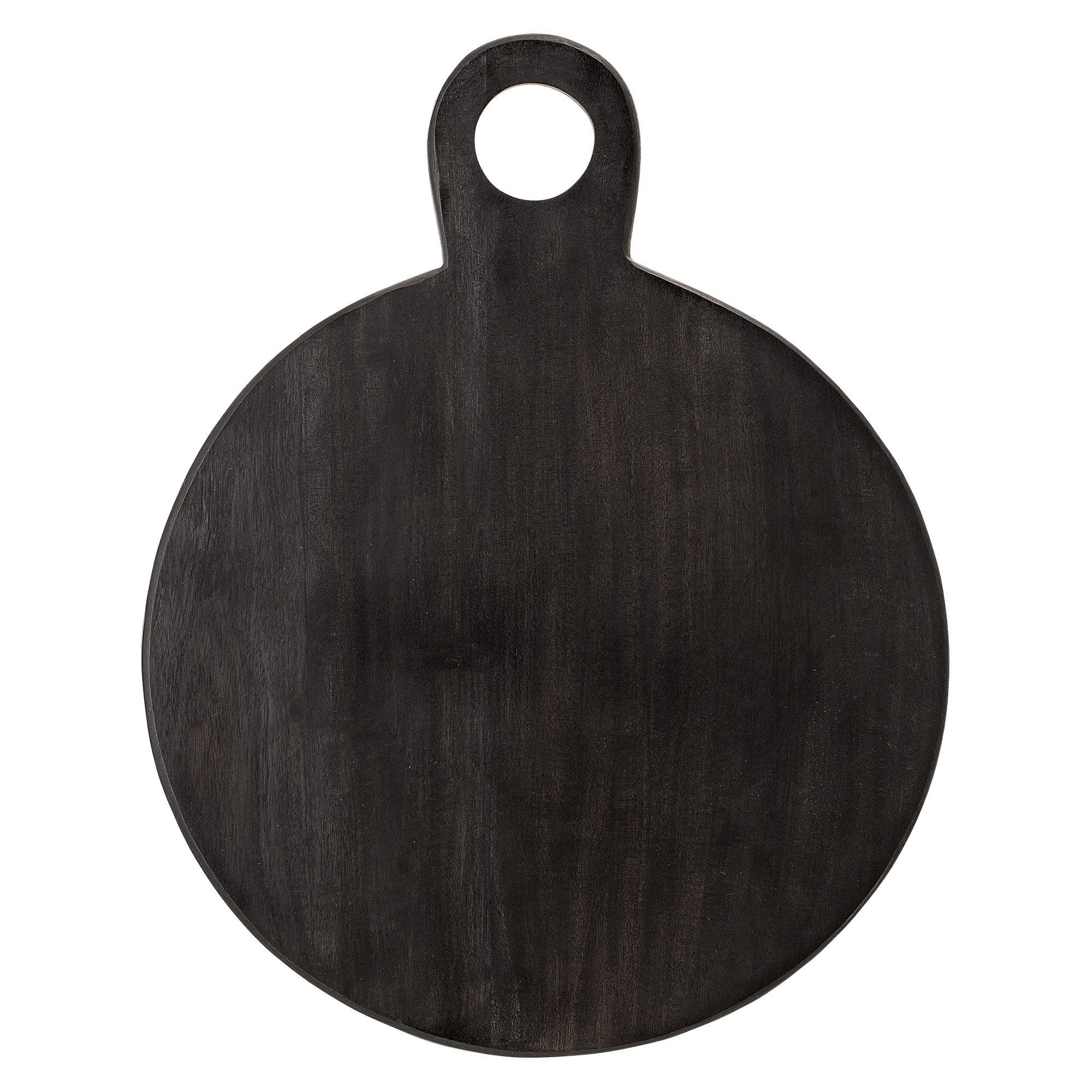 Bloomingville Round Cutting Board in Acacia Wood Stained Black