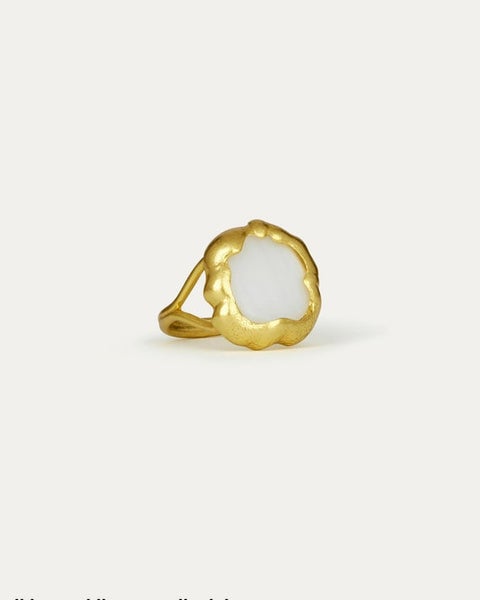 Bellezza Mother of Pearl Cocktail Ring