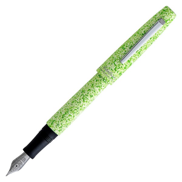 Camden Composition Fountain Pen - Fluorescent Green