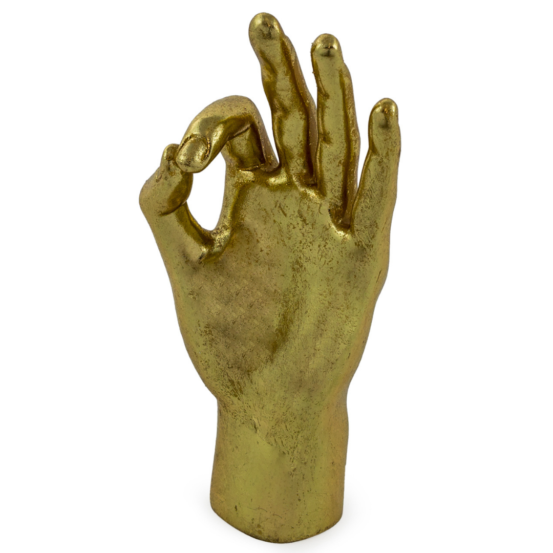 Victoria & Co. Gold OK Hand Figure