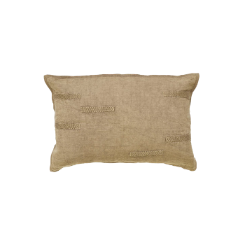 House Doctor Rectangular Cushion Cover in Linen in Mustard Colour