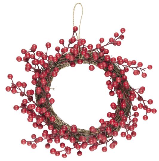 Ib Laursen Artificial Wreath with Red Berries