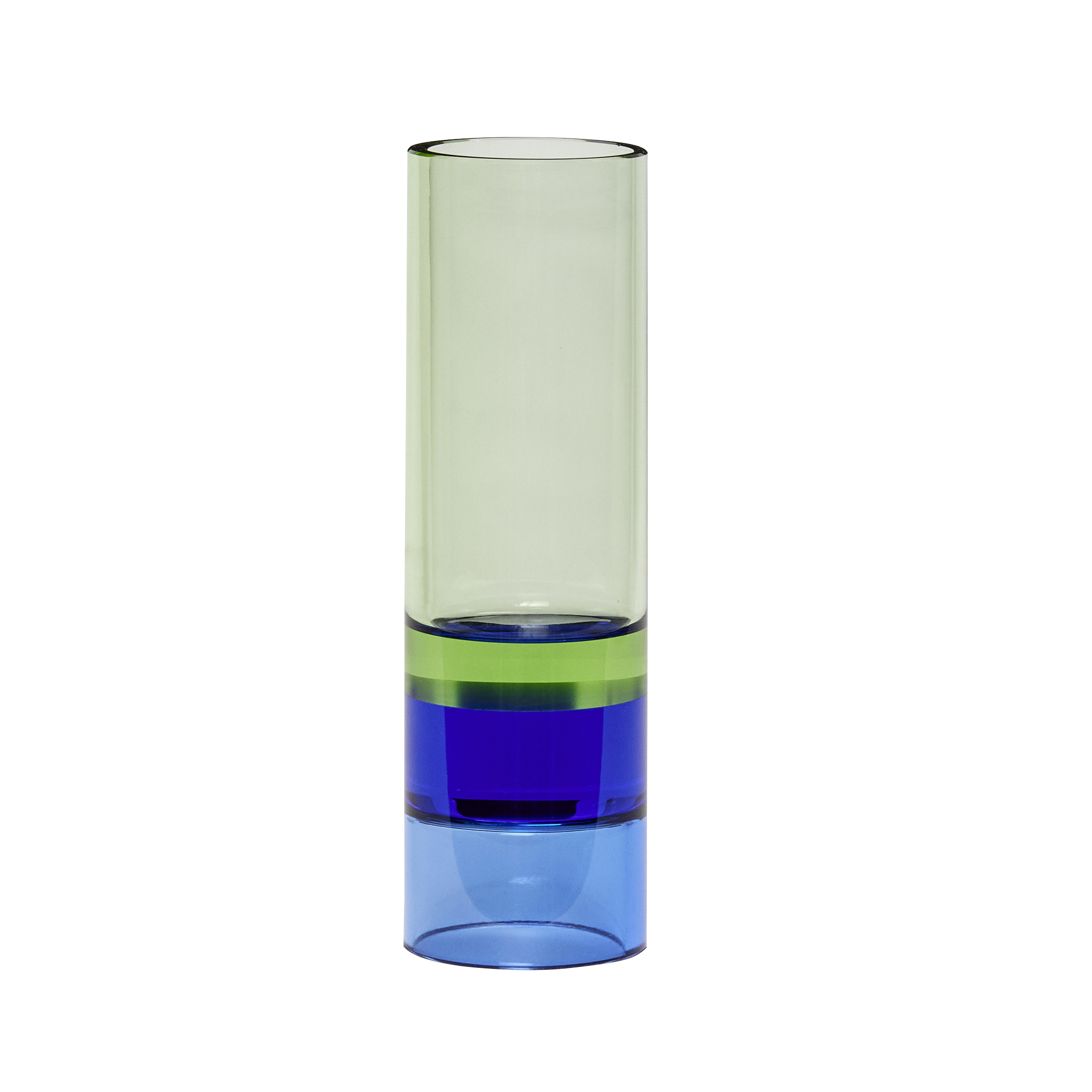 Hubsch Astro Crystal Vase - Green / Blue