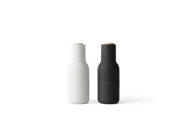 | Bottle Grinder 2-piece | Carbon + Ash | Beech Lid