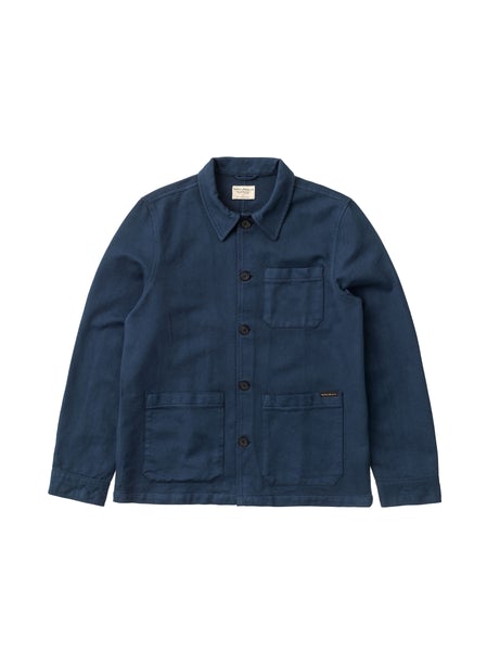 Barney Worker Jacket - Indigo Blue