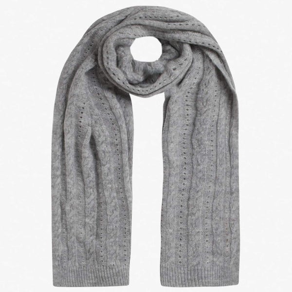 Unmade Copenhagen Ariola Knitted Scarf - Light Grey