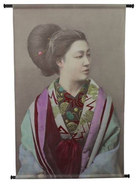 Maitri Fabric Wall Hanging - Lady In Kimono
