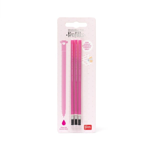 Legami Refill for Legami Erasable Pen - Pink 3pk