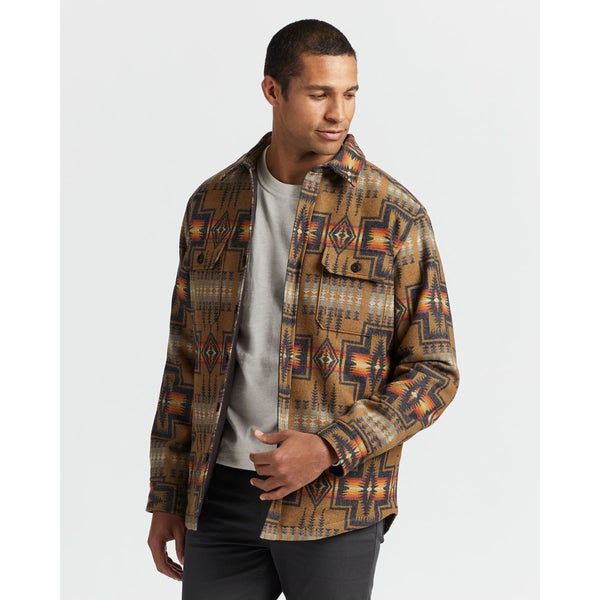 Jacquard Cpo Jacket - Harding-tan