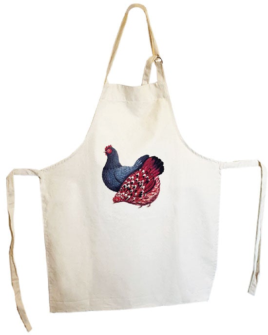 Dog and Dome Pecking Hens Apron