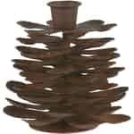 Ib Laursen Candle Holder Cone for Dinner Candle Rust Small