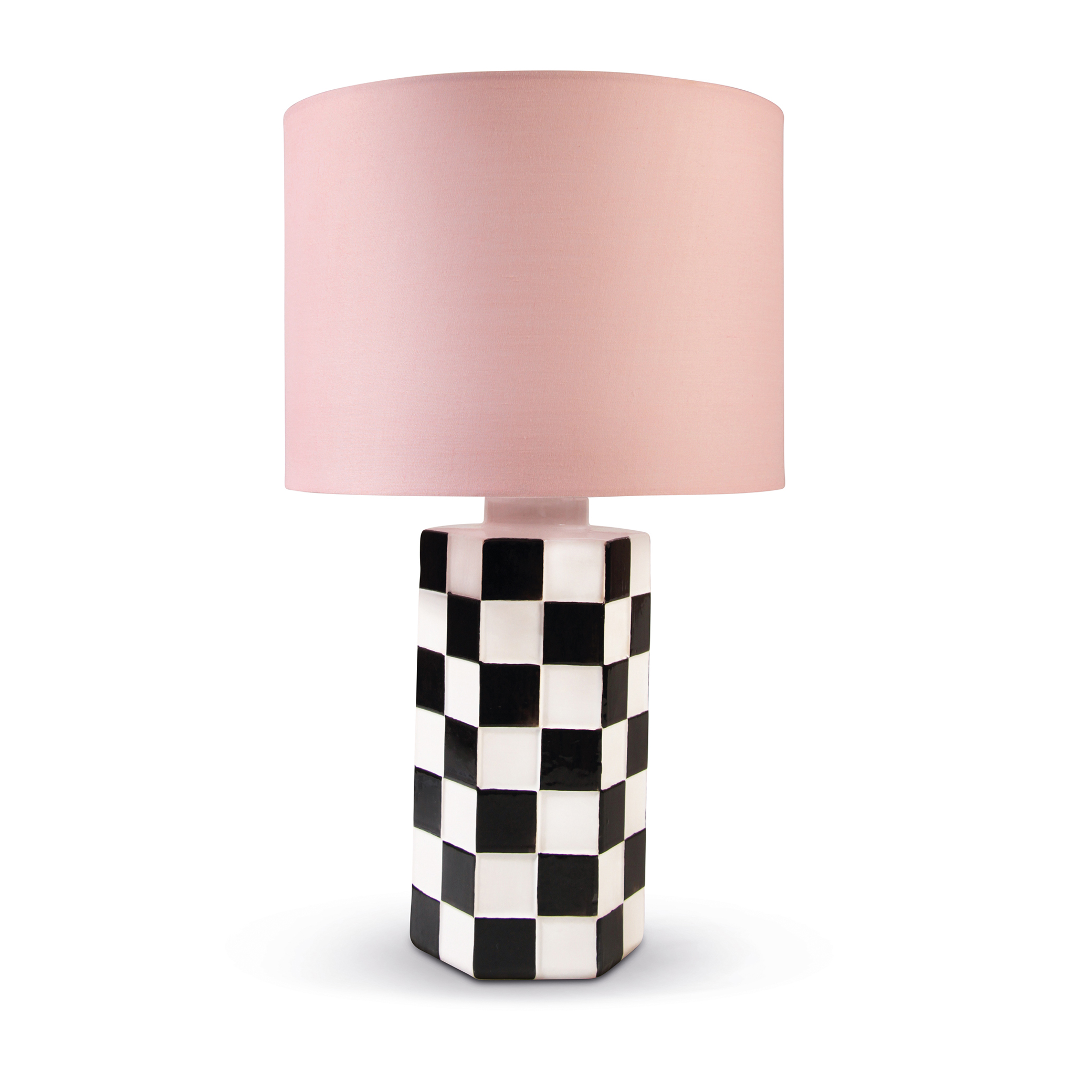 andklevering-black-check-table-lamp