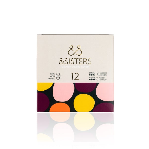 &Sisters Organic Cotton Pads With Wings