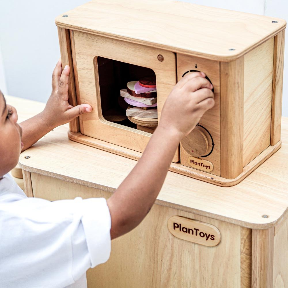 wooden toy microwave