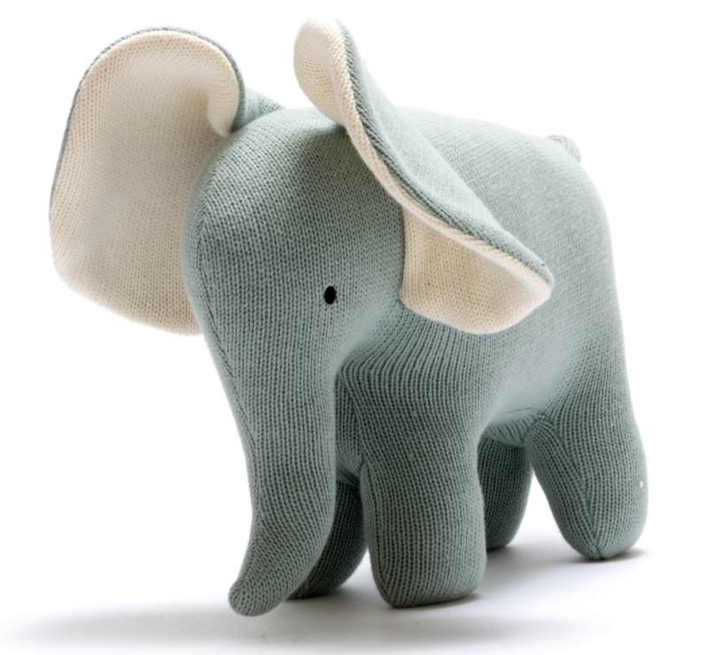 Best Years Large Teal Elephant Toy
