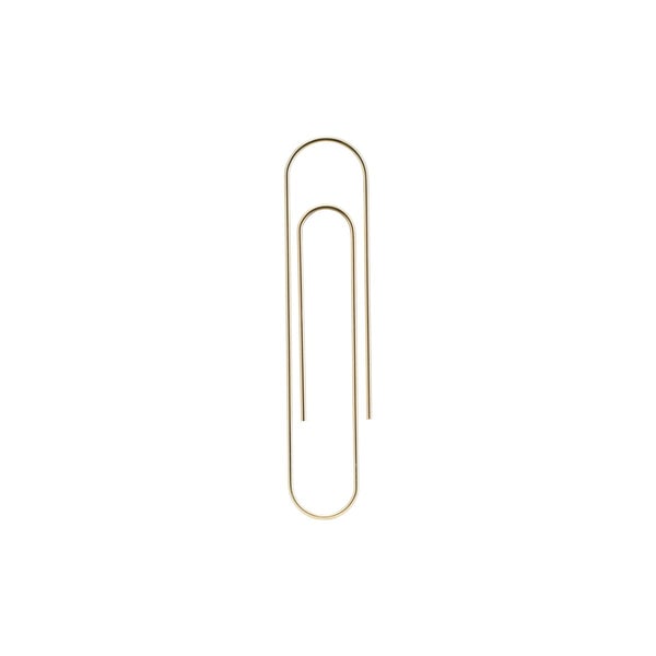 Giant Paper Clip In Brass