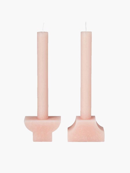 Figure Candle 'Pilas' - Peach Pink