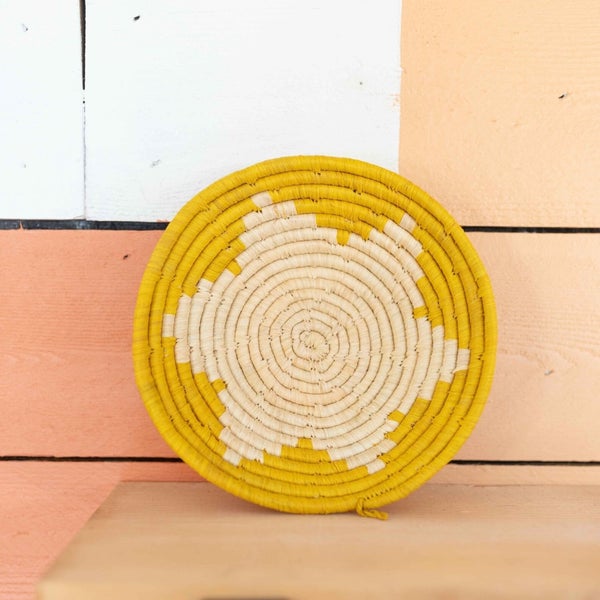 Small Dawn Basket In Yellow