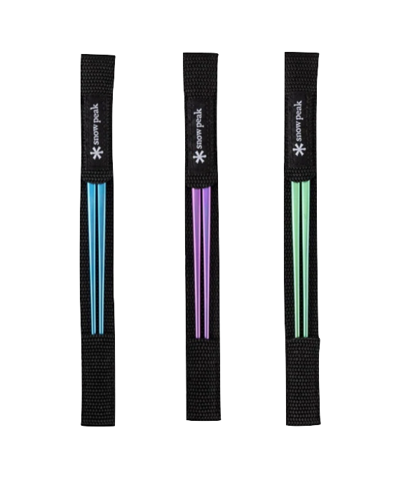 Titanium Chopsticks | Blue/Green/Purple