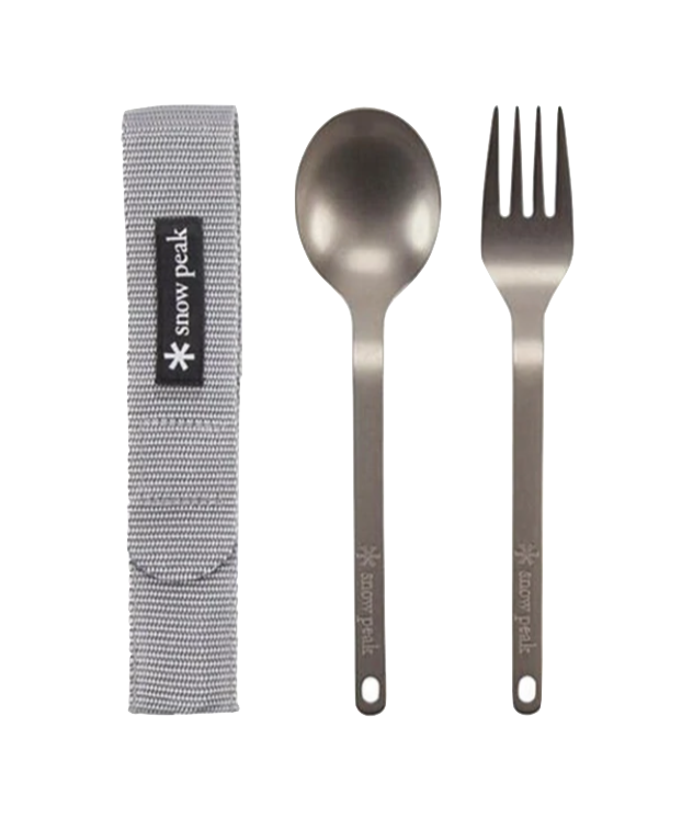 Titanium Fork & Spoon Set