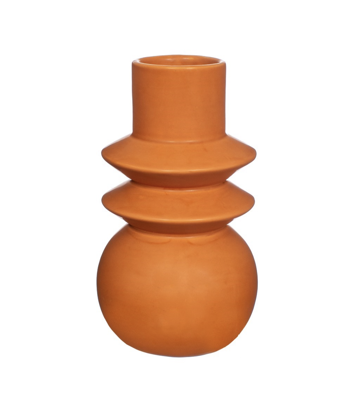 Sass & Belle  Terracotta Angled Totem Vase