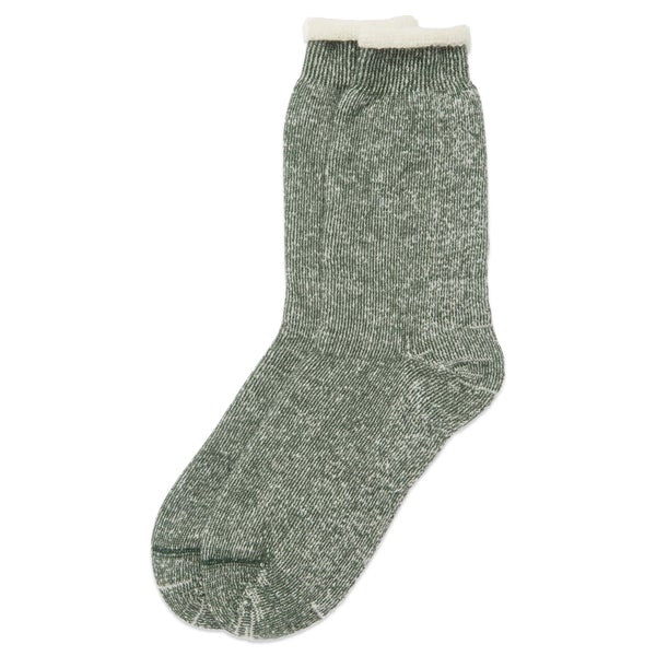 Double Faced Boot Sock - Olive