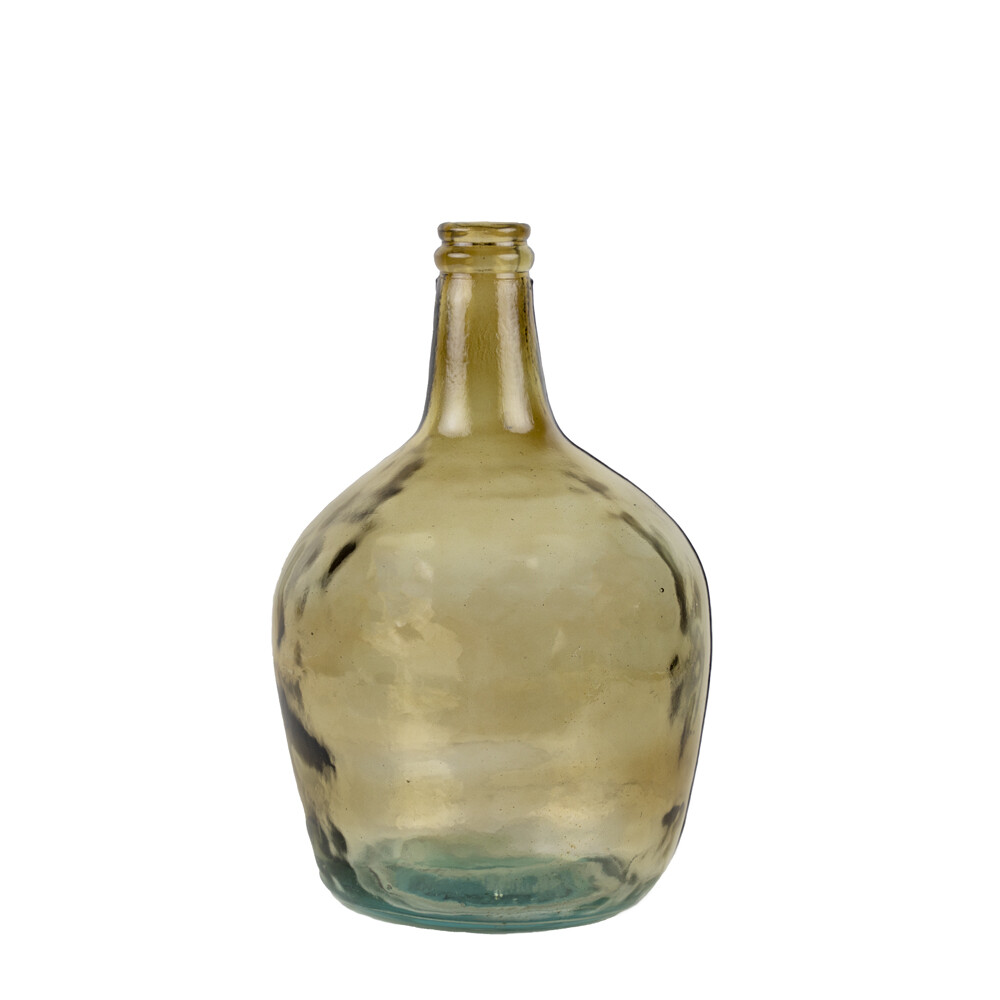 Vase en Verre Recyclé Taupe – 4L