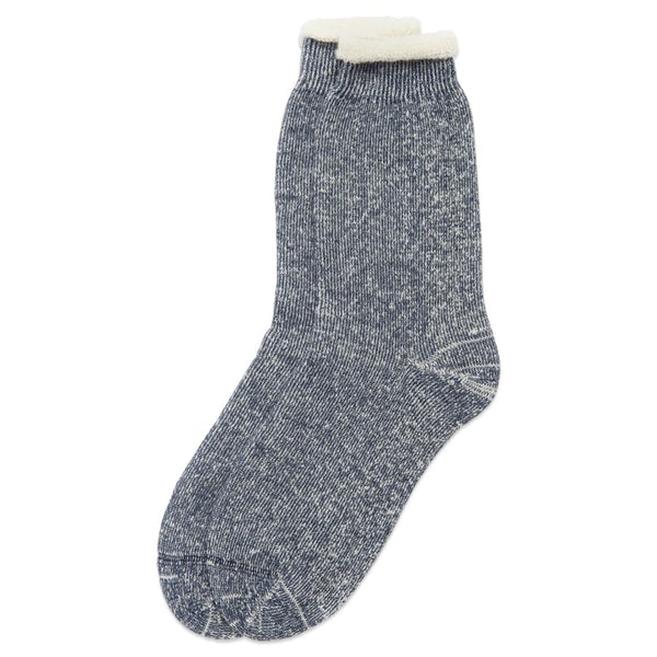 Double Faced Boot Sock - Navy