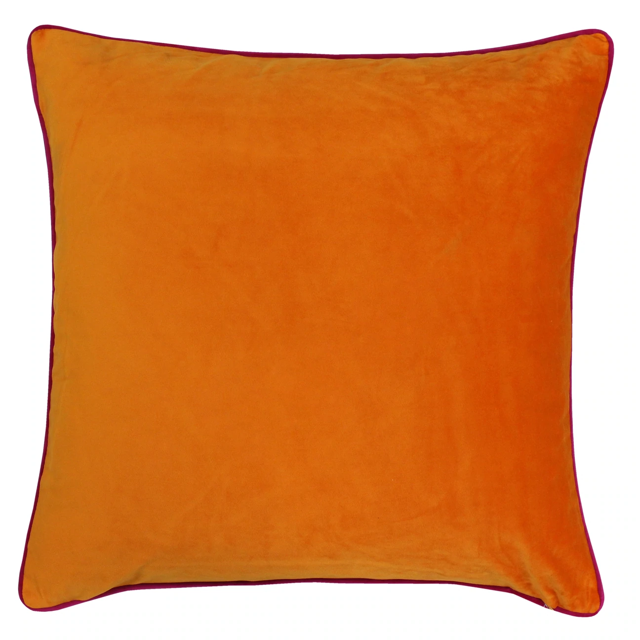 Victoria & Co. Orange Cushion With Pink Piping 55x55cm