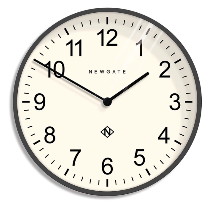 Professor Wall Clock In Grey