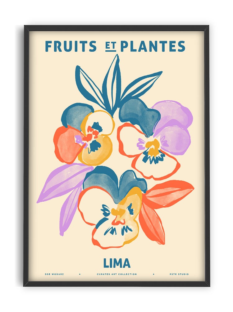 Madelen Möllard Fruits et Plantes - Lima Art Print