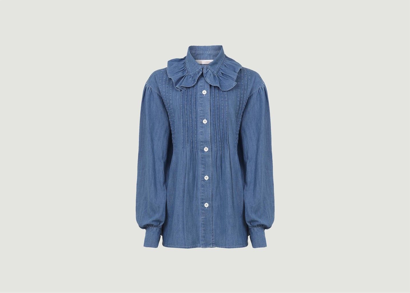 See by Chloe Jean Shirt Plastron