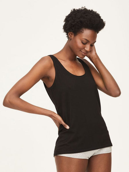 Thought The Bamboo Base Layer Top - Black