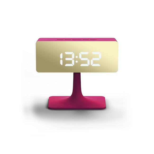 Pink Cinemascape Digital Alarm Clock