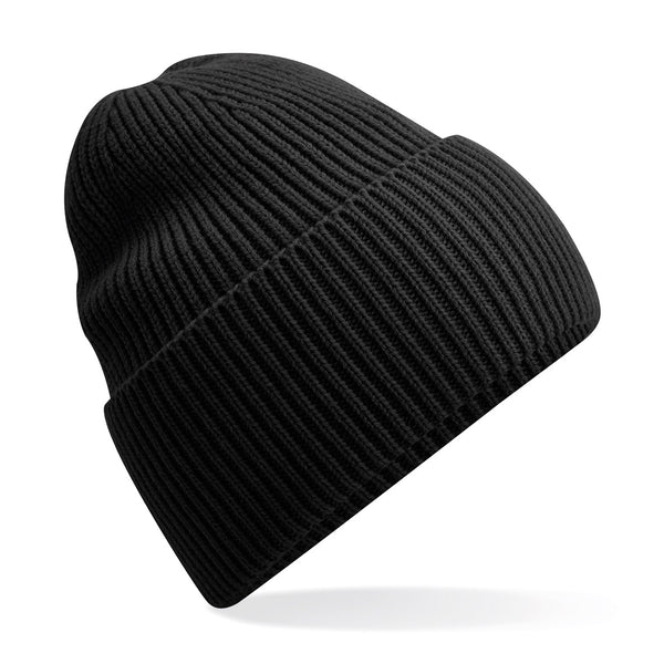 Oversized Cuff Beanie Black