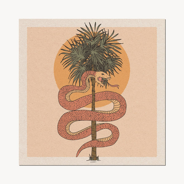Cai & Jo Palm Snake Print