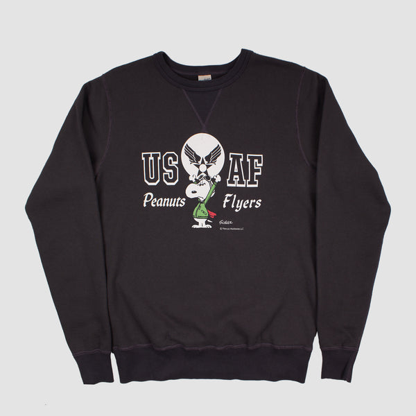 X Peanuts Flyers Sweatshirt - Black