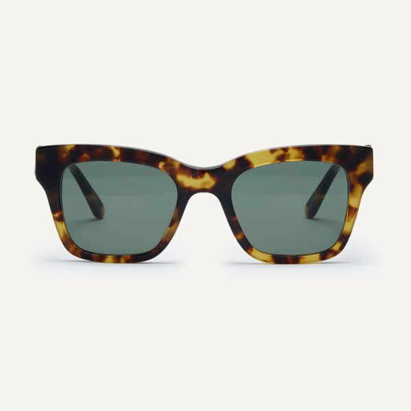 Pala Sunglasses Malaika Ember With Solid Grey Green Lenses