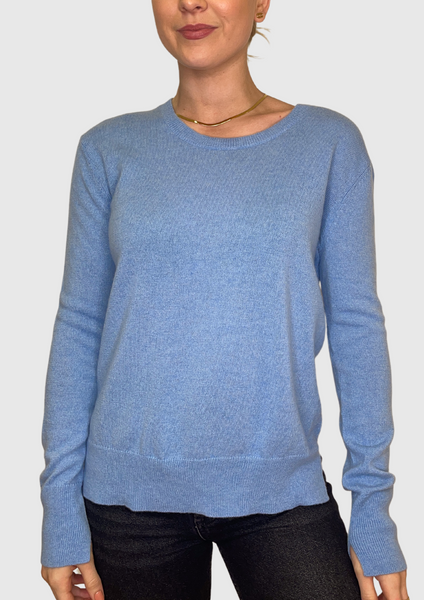 Marcia Round Neck Poetic Azure