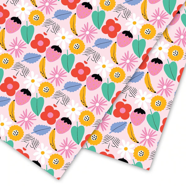 Three Sheets Of Perennials Wrapping Paper