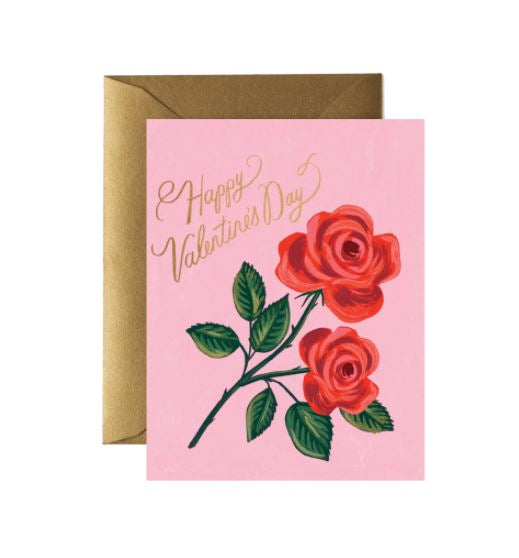 Rifle Paper Co. Roses Are Red Valentine's Day Card