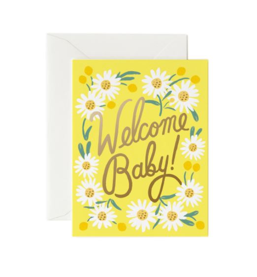 Rifle Paper Co. New Baby Card Welcome Baby